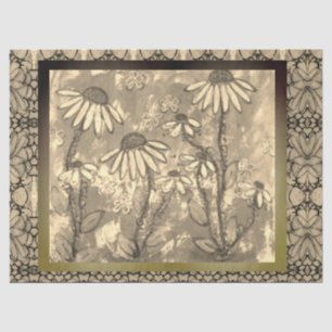 Coneflowers Tissue Paper