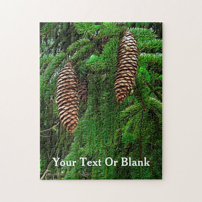 Cones And Needles Jigsaw Puzzle (Vertical)