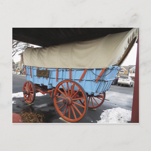 Conestoga Wagon Postcard (Front)