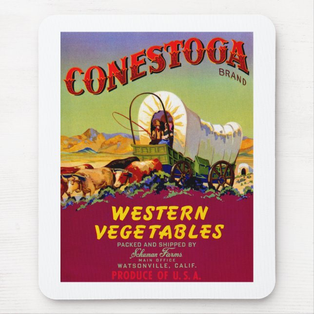 Conestoga Western Vegetables Mouse Mat (Front)