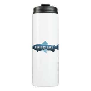 Conesus Lake New York Fish Thermal Tumbler