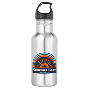 Conesus Lake New York Rainbow 532 Ml Water Bottle