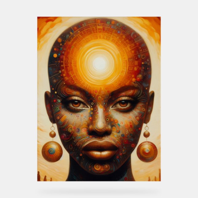 Conexión Cósmica Acrylic Sign (Front)