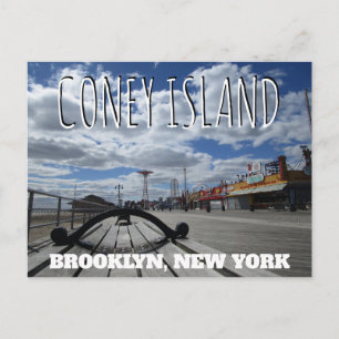 Coney Island, Boardwalk Postcard