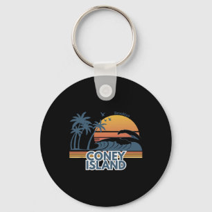 Coney Island Brooklyn Men Women Vacation Summer  Key Ring