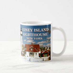 Coney Island Lighthouse, New York Mug