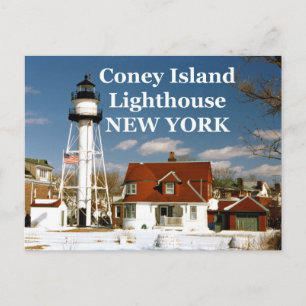 Coney Island Lighthouse, New York Postcard
