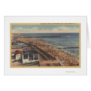Coney Island, New York - Boardwalk, Beach