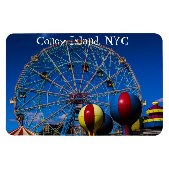 Coney Island New York City Photo Magnet (Horizontal)