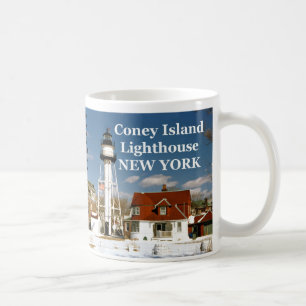 Coney Island, New York Lighthouse Mug