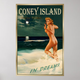 Coney Island New York - Original Marilyn Monroe Poster