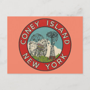 Coney Island, New York  Postcard