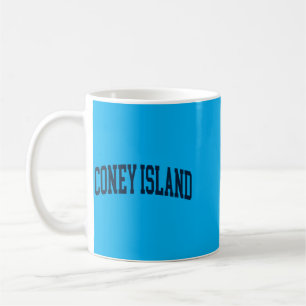 Coney Island New York Souvenir Retro Preppy Coffee Mug