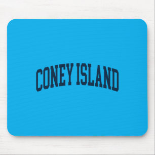 Coney Island New York Souvenir Retro Preppy Mouse Mat