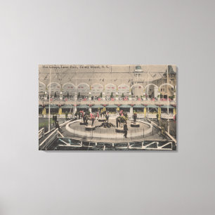 Coney Island, NY - Luna Park Circus Act Canvas Print