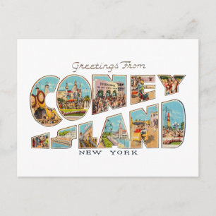 Coney Island NY Postcard