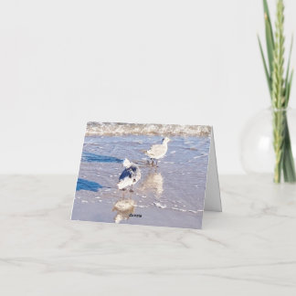 Coney Island Seagulls Thank You Card