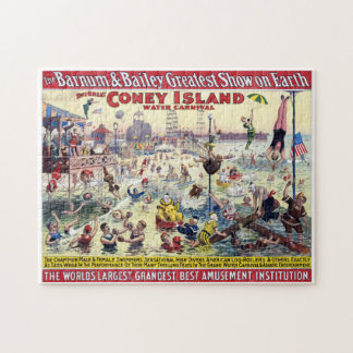 Coney Island Water Carnival, 1898 Jigsaw Puzzle