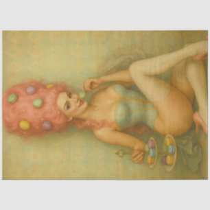 Confection Daydream – Pastel Macaron Rococo Tissue Paper