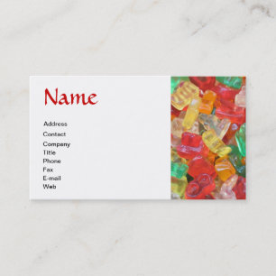 Confectioner or candymaker business card