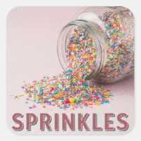 Confectionery Sprinkles, Vintage Poster by Natasha