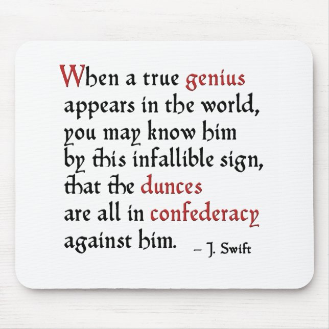 Confederacy of Dunces Mouse Mat (Front)