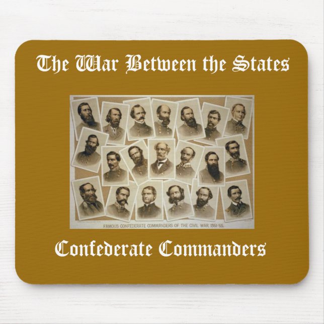 Confederate Commanders Mouse Mat (Front)