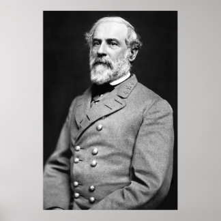 Confederate General Robert E. Lee Portrait Poster