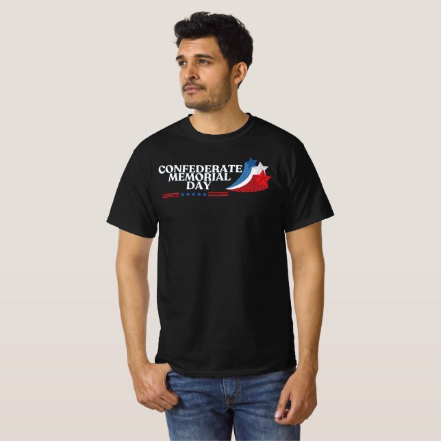 confederate memorial day T-Shirt (Front Full)