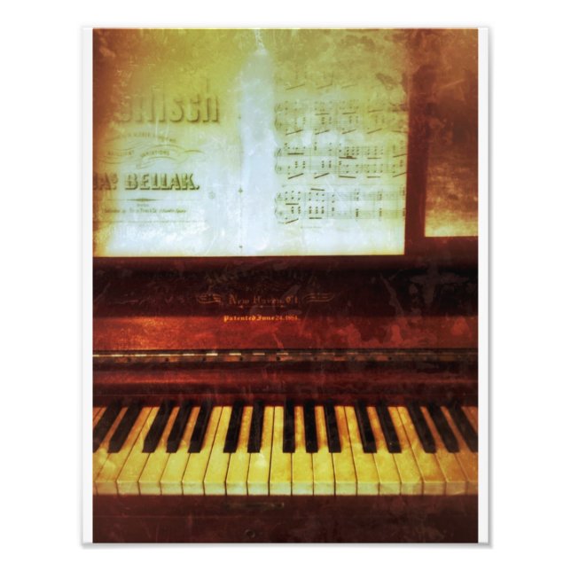 Confederate Piano Photo Print (Front)