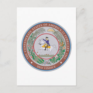 Confederate States of America Seal Postcard