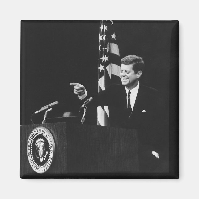 Conference of John Kennedy 35th US President  Magnet (Front)