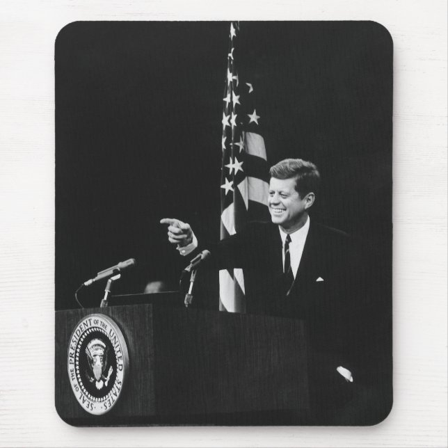Conference of John Kennedy 35th US President  Mouse Mat (Front)