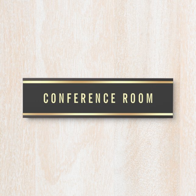 Conference Room Customisable Text Template Door Sign (Front)