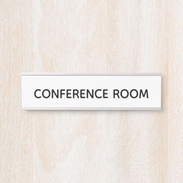 "Conference Room" Door Plate Sign (Front)