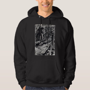 "Confess!", india ink drawing Hoodie