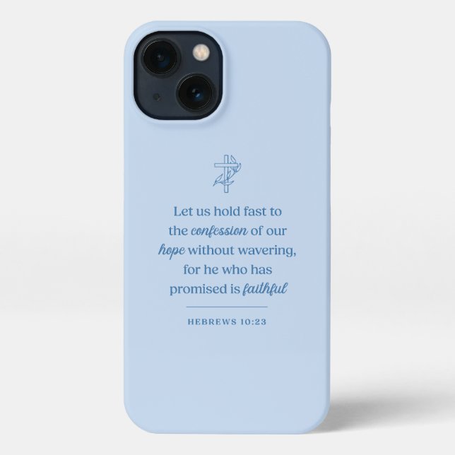 Confession of Hope Christian iPhone Case (Back)