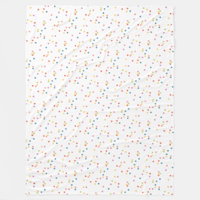 Confetti baby girl blanket (Front)