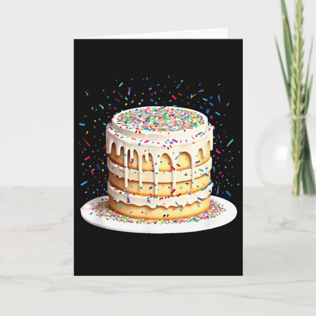 Confetti Cake  Card (Front)