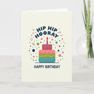 Confetti Cake Festive Card