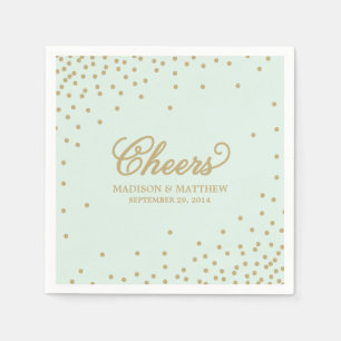 Confetti Cheers   Personalised Paper Napkins