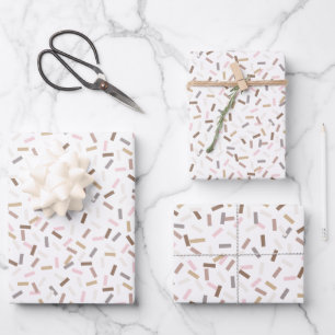 Confetti Chic (Sprinkles) Wrapping Paper Sheet
