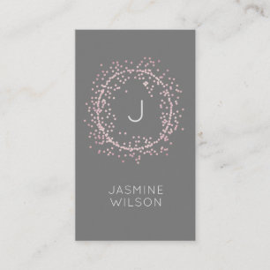 Confetti Classic   Minimalistic Business Card
