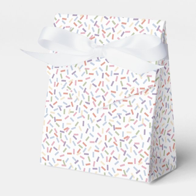 Confetti Contemporary (Sprinkles) Favour Box (Front Side)