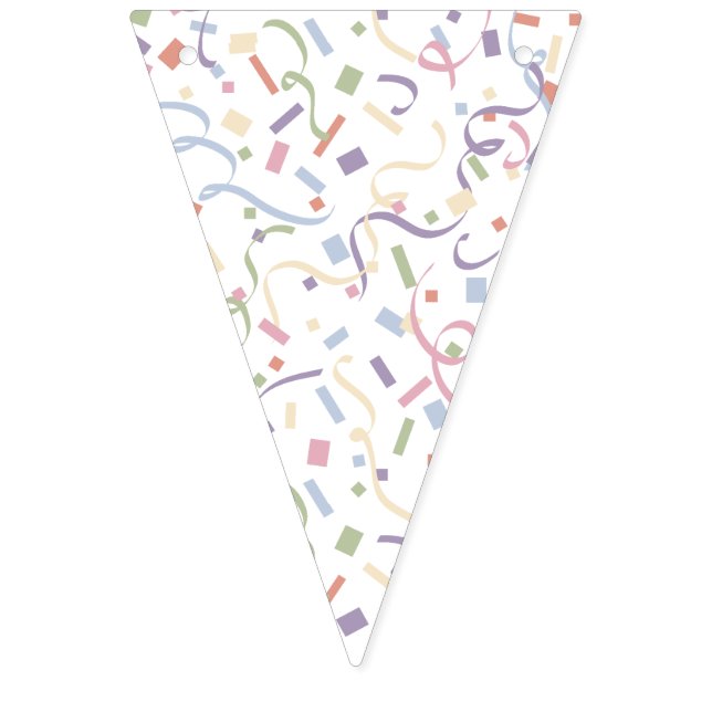  Confetti Contemporary (Surprise)  Bunting (First Flag)