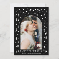 Confetti Countdown Arch New Year Photo