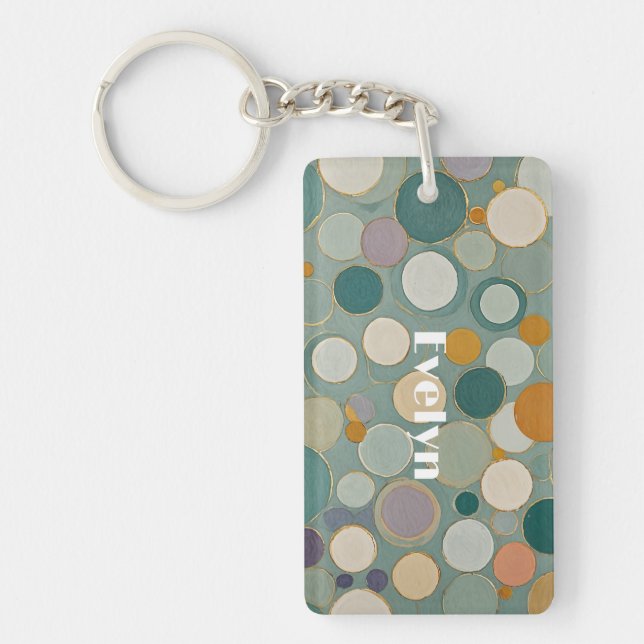 Confetti Currents Key Ring (Front)