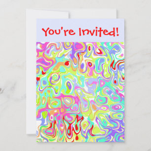 Confetti Custom Template Invitations to Personaliz