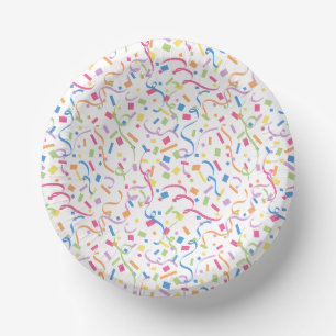 Confetti Dazzle (Surprise) Paper Plate