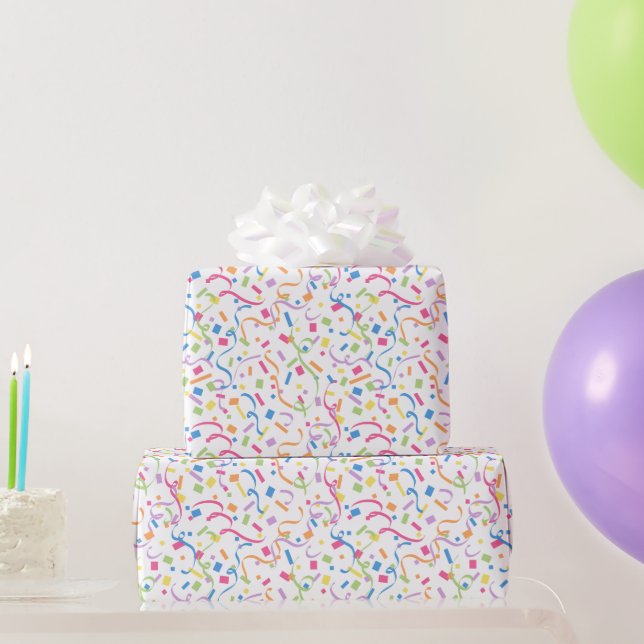 Confetti Dazzle (Surprise) Wrapping Paper (Party Gifts)